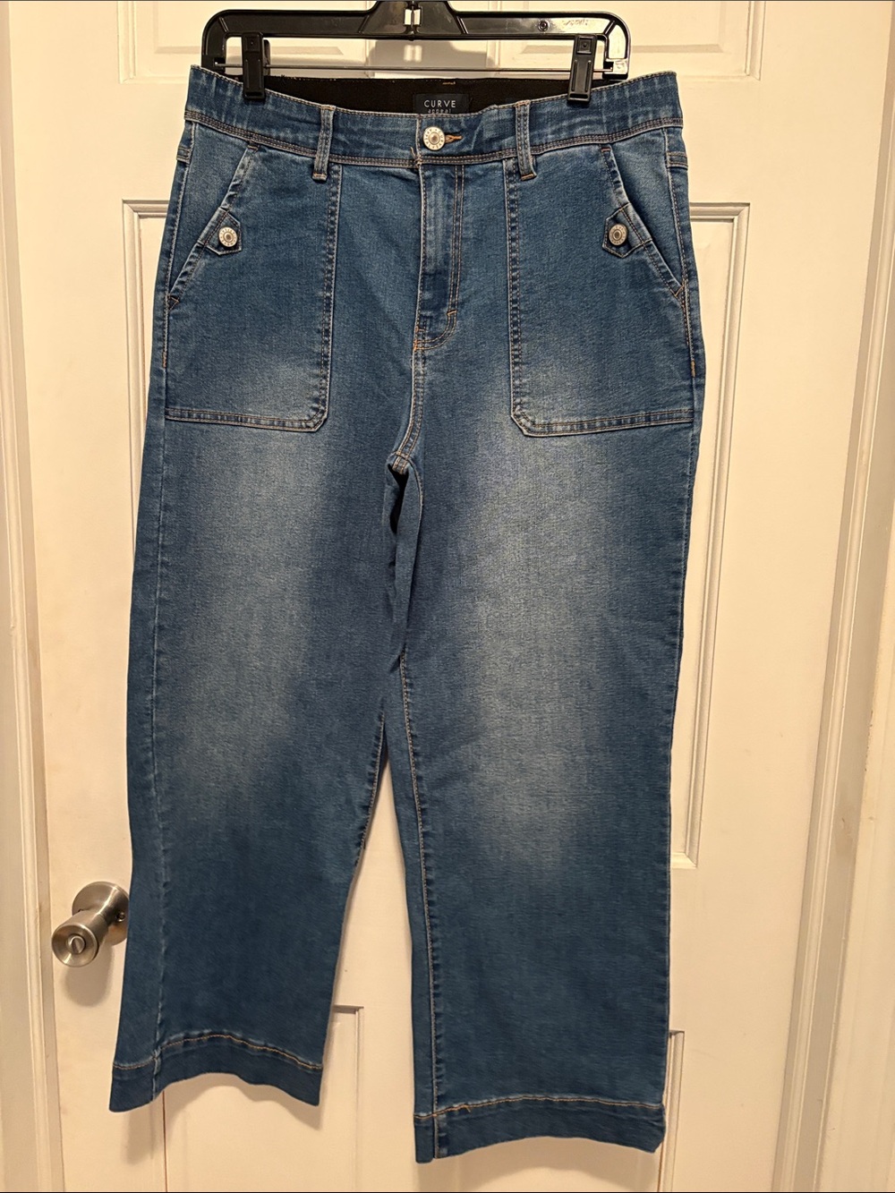 Curve Appeal Women’s Medium Blue Denim Jeans size 10 x 30